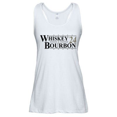 Whiskey And Bourbon 2024 Funny Election Ladies Essential Flowy Tank