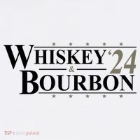 Whiskey And Bourbon 2024 Funny Election Flatbill Hat