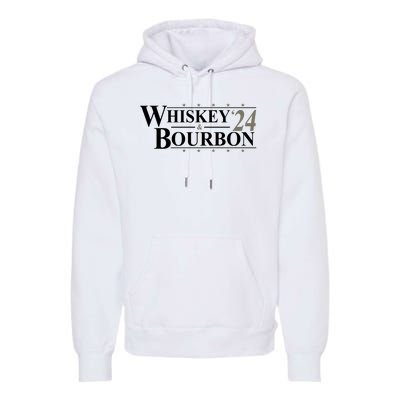 Whiskey And Bourbon 2024 Funny Election Premium Hoodie