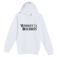 Whiskey And Bourbon 2024 Funny Election Premium Pullover Hoodie