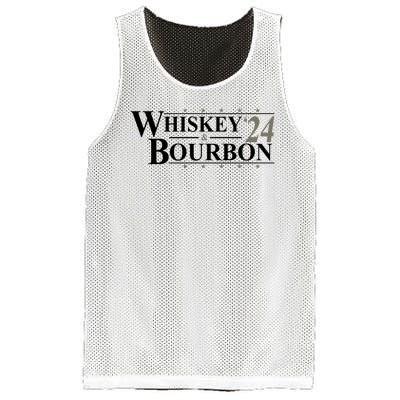 Whiskey And Bourbon 2024 Funny Election Mesh Reversible Basketball Jersey Tank