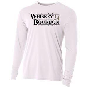 Whiskey And Bourbon 2024 Funny Election Cooling Performance Long Sleeve Crew