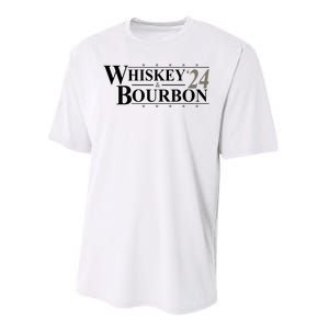 Whiskey And Bourbon 2024 Funny Election Performance Sprint T-Shirt