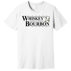 Whiskey And Bourbon 2024 Funny Election Premium T-Shirt