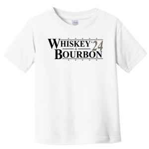 Whiskey And Bourbon 2024 Funny Election Toddler T-Shirt