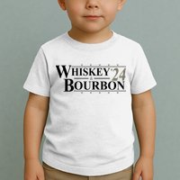 Whiskey And Bourbon 2024 Funny Election Toddler T-Shirt