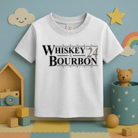 Whiskey And Bourbon 2024 Funny Election Toddler T-Shirt