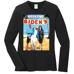 Weekend At Bidens Weekend At Bidens Ladies Long Sleeve Shirt