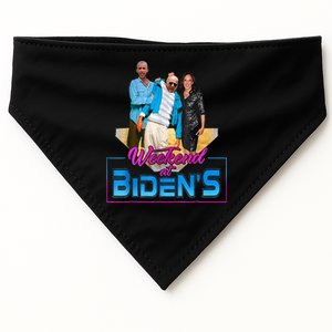 Weekend At Bidens Funny Anti Election 2024 USA-Made Doggie Bandana