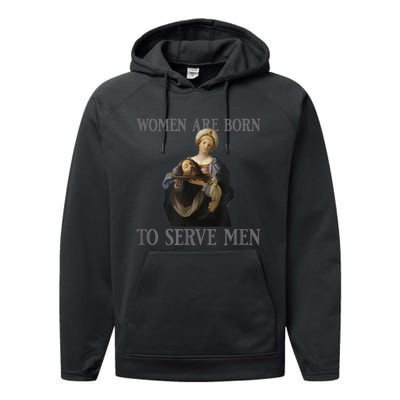 Women Are Born To Serve Man Christian Boss Girl Motivational Performance Fleece Hoodie