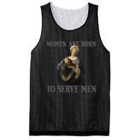 Women Are Born To Serve Man Christian Boss Girl Motivational Mesh Reversible Basketball Jersey Tank