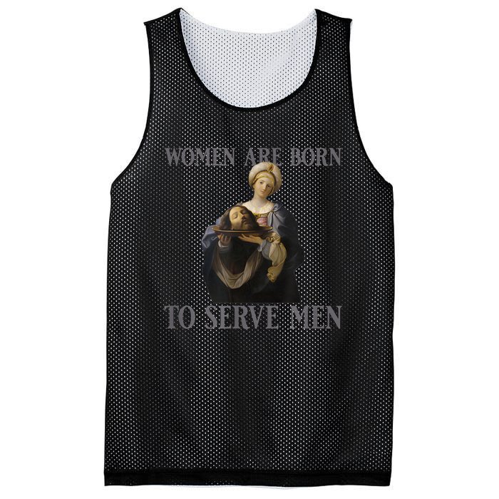 Women Are Born To Serve Man Christian Boss Girl Motivational Mesh Reversible Basketball Jersey Tank