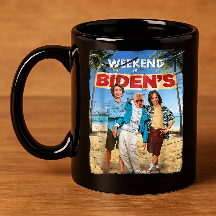 WEEKEND AT BIDEN'S 11oz C Handle Ceramic Mug