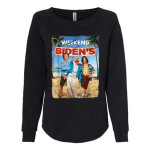 WEEKEND AT BIDEN'S Womens California Wash Sweatshirt