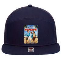 WEEKEND AT BIDEN'S 7 Panel Mesh Trucker Snapback Hat