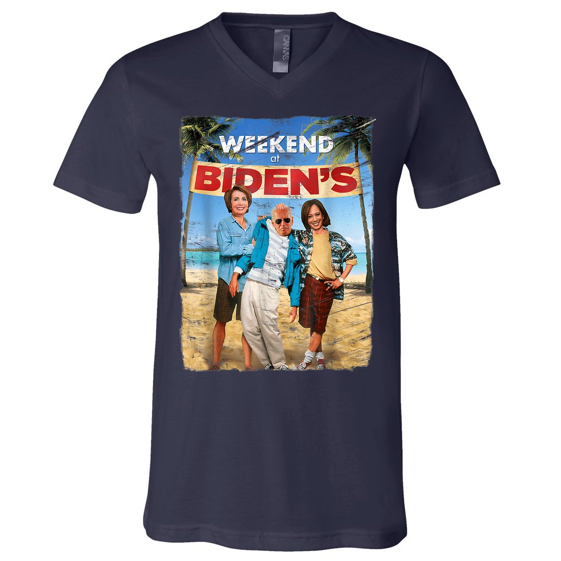 WEEKEND AT BIDEN'S V-Neck T-Shirt