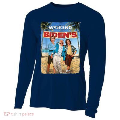 WEEKEND AT BIDEN'S Cooling Performance Long Sleeve Crew