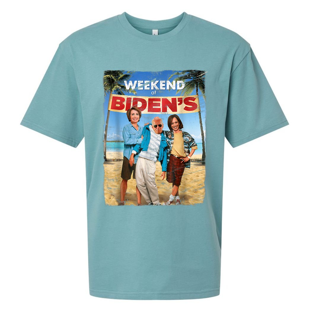 WEEKEND AT BIDEN'S Sueded Cloud Jersey T-Shirt