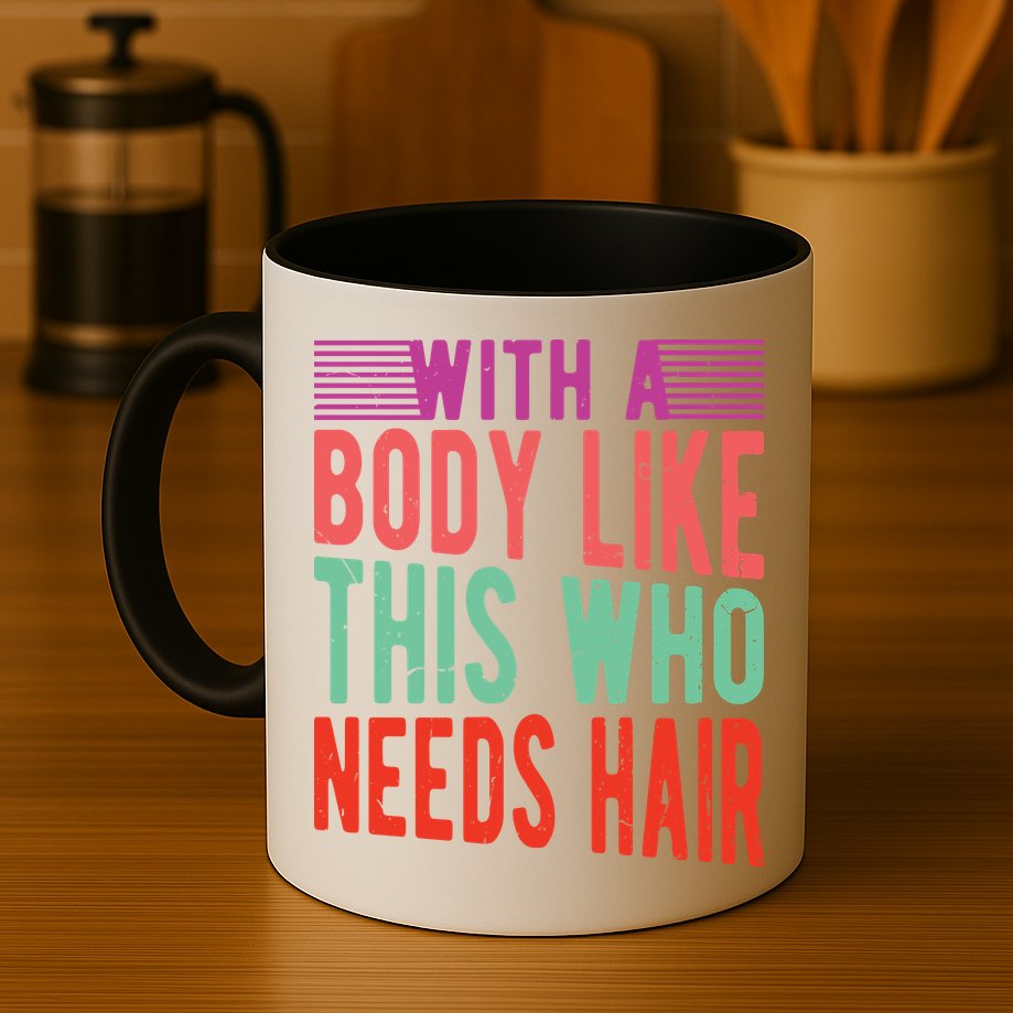 With A Body Like This Who Needs Hair? Mug