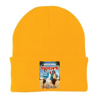 Weekend At Bidens Funny Joe Biden President Democrat Knit Cap Winter Beanie