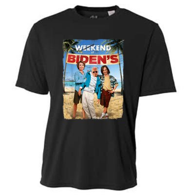 Weekend At Bidens Funny Joe Biden President Democrat Cooling Performance Crew T-Shirt