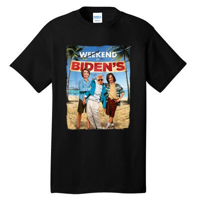 Weekend At Bidens Funny Joe Biden President Democrat Tall T-Shirt