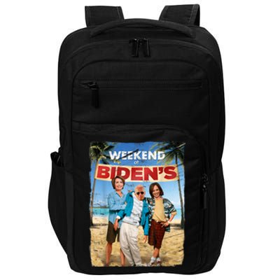 Weekend At Bidens Funny Joe Biden President Democrat Impact Tech Backpack