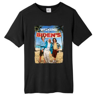 Weekend At Bidens Funny Joe Biden President Democrat Tall Fusion ChromaSoft Performance T-Shirt