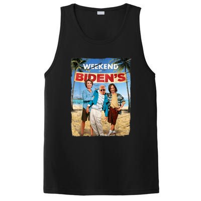 Weekend At Bidens Funny Joe Biden President Democrat PosiCharge Competitor Tank