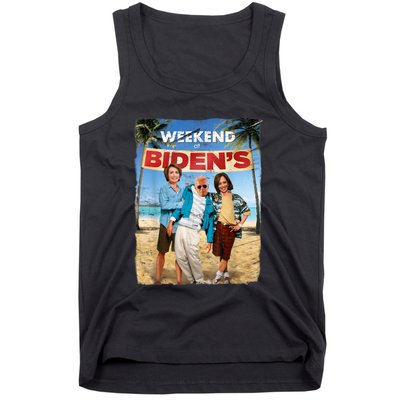 Weekend At Bidens Funny Joe Biden President Democrat Tank Top