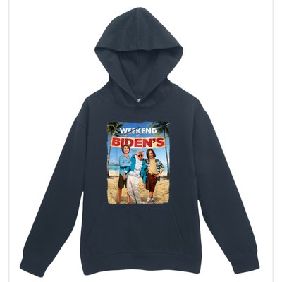 Weekend At Bidens Funny Joe Biden President Democrat Urban Pullover Hoodie