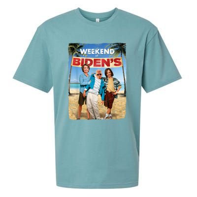 Weekend At Bidens Funny Joe Biden President Democrat Sueded Cloud Jersey T-Shirt