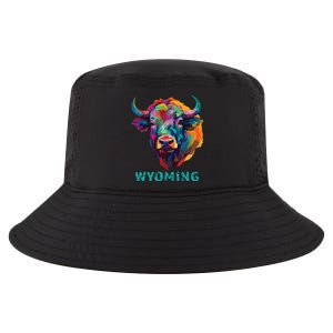 Wyoming American Bison Lover Buffalo For Souvenir Cool Comfort Performance Bucket Hat