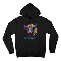 Wyoming American Bison Lover Buffalo For Souvenir Hoodie