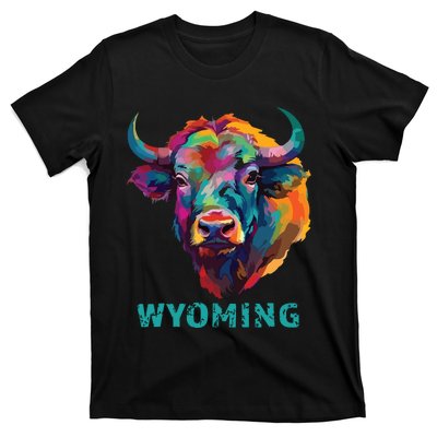 Wyoming American Bison Lover Buffalo For Souvenir T-Shirt