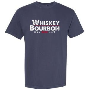 Whiskey And Bourbon 24 Whiskey Lovers Drinker Election 2024 Garment-Dyed Heavyweight T-Shirt