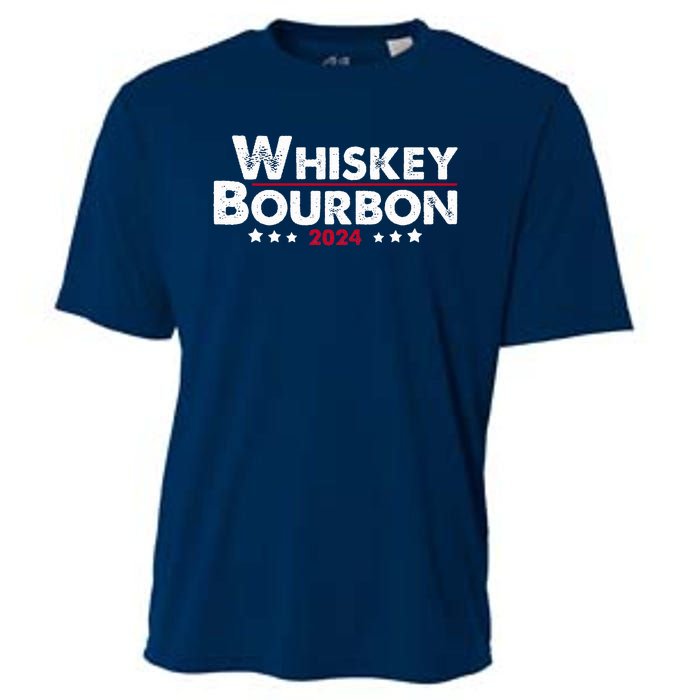 Whiskey And Bourbon 24 Whiskey Lovers Drinker Election 2024 Cooling Performance Crew T-Shirt