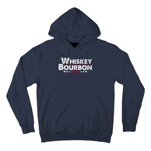 Whiskey And Bourbon 24 Whiskey Lovers Drinker Election 2024 Hoodie