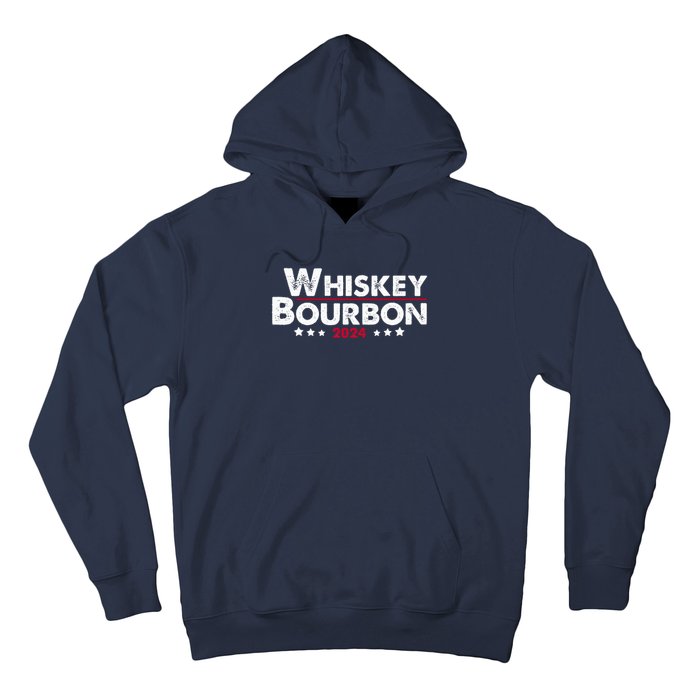 Whiskey And Bourbon 24 Whiskey Lovers Drinker Election 2024 Hoodie