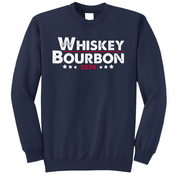 Whiskey And Bourbon 24 Whiskey Lovers Drinker Election 2024 Sweatshirt