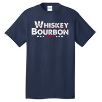 Whiskey And Bourbon 24 Whiskey Lovers Drinker Election 2024 Tall T-Shirt