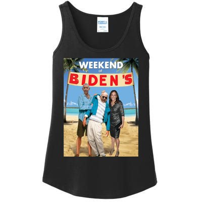 Weekend At Bidens Ladies Essential Tank