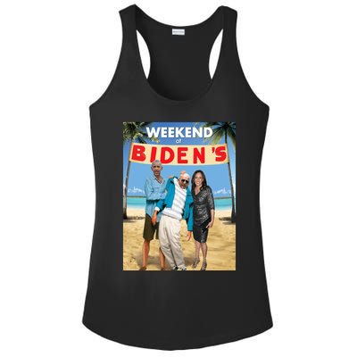 Weekend At Bidens Ladies PosiCharge Competitor Racerback Tank