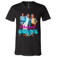 Weekend At Bidens Funny V-Neck T-Shirt