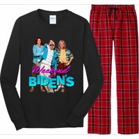 Weekend At Bidens Funny Long Sleeve Pajama Set