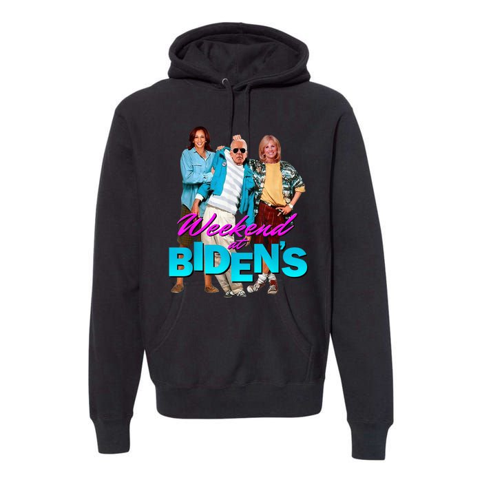 Weekend At Bidens Funny Premium Hoodie