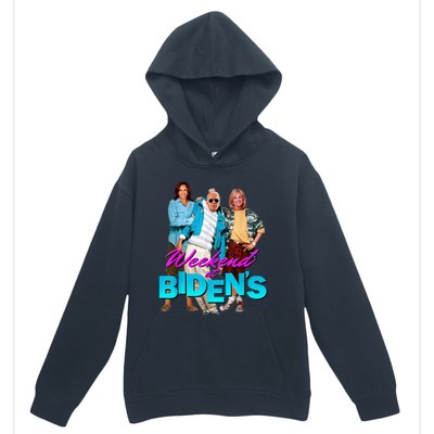 Weekend At Bidens Funny Urban Pullover Hoodie