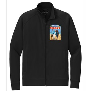 Weekend At BidenS  Weekend At BidenS Stretch Full-Zip Cadet Jacket