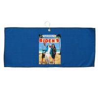 Weekend At BidenS  Weekend At BidenS Large Microfiber Waffle Golf Towel