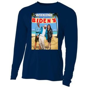 Weekend At BidenS  Weekend At BidenS Cooling Performance Long Sleeve Crew